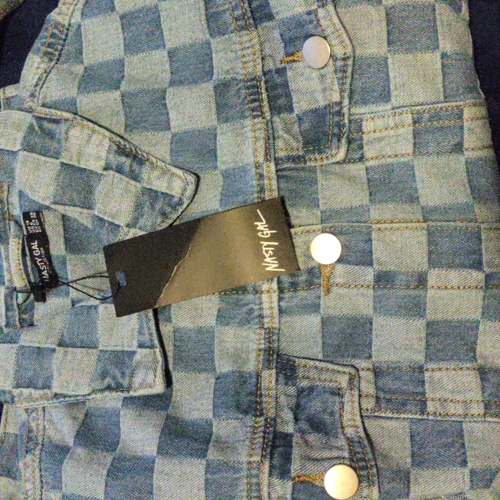 Nasty Gal - Checkered jacket
